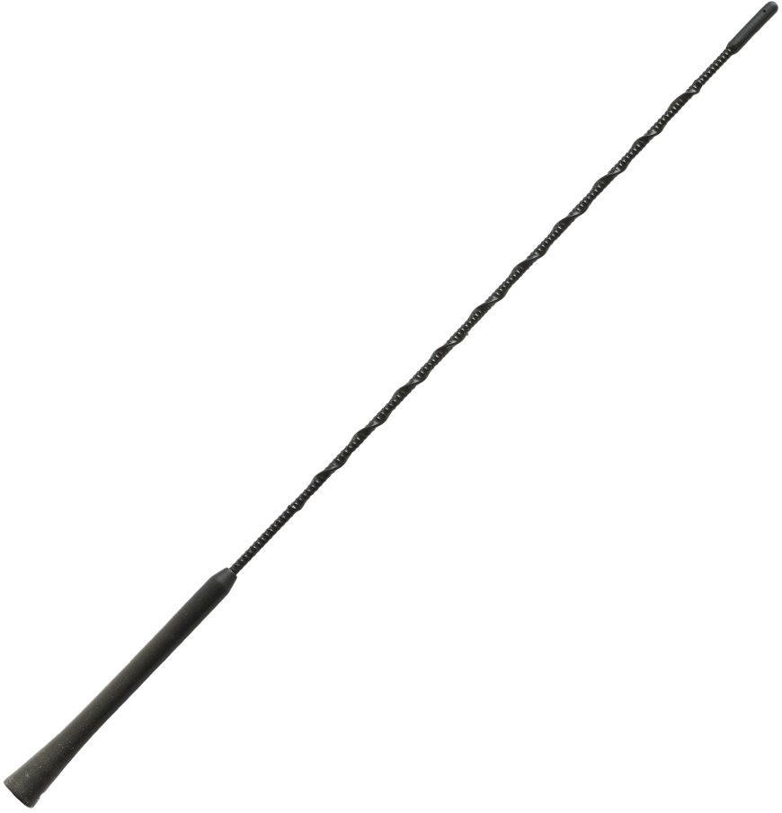 Antena auto universala MEGA DRIVE 06277, pentru exterior, lungime 48 cm, 2 adaptoare, neagra