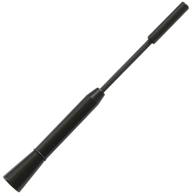 Antena auto universala MEGA DRIVE 10027, pentru exterior, lungime 15.8 cm, 3 adaptoare 4-5-6 mm, negru