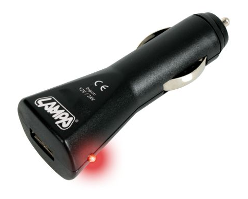 Incarcator USB cu priza cu output 5 V LAMPA LAM39041, 1000 mA, 12/24V